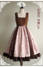Pink Up Chocolate Kirikae JSK(Leftovers/Full Payment Without Shipping)